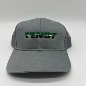 Fendt Tractor Baseball Hat, Gray, Adjustable